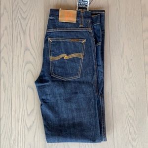 Nudie Dry Denim Jeans, W 31, L 34